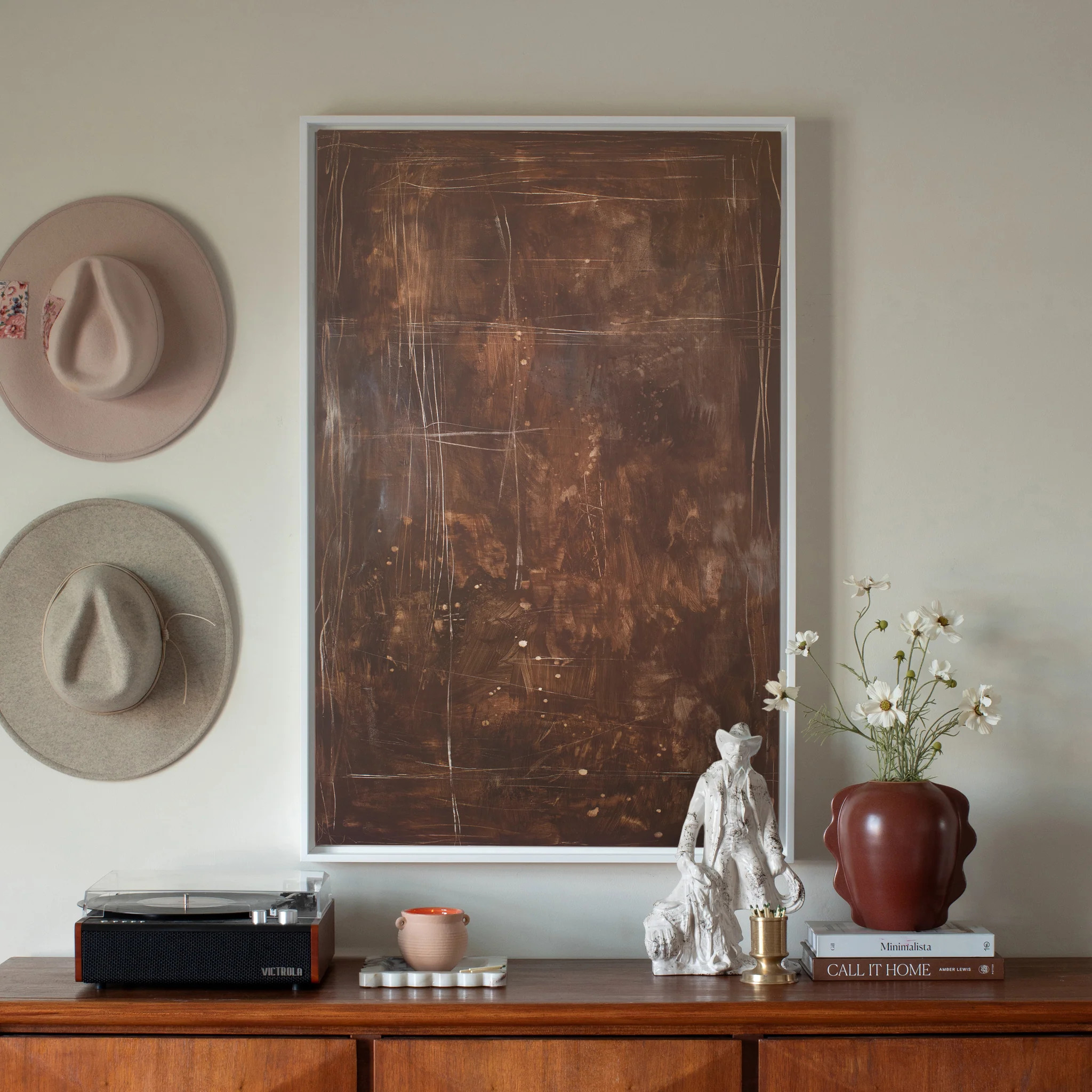 Mocha Mist Canvas Wall Art . Rectangle | Lindsay Letters, LLC