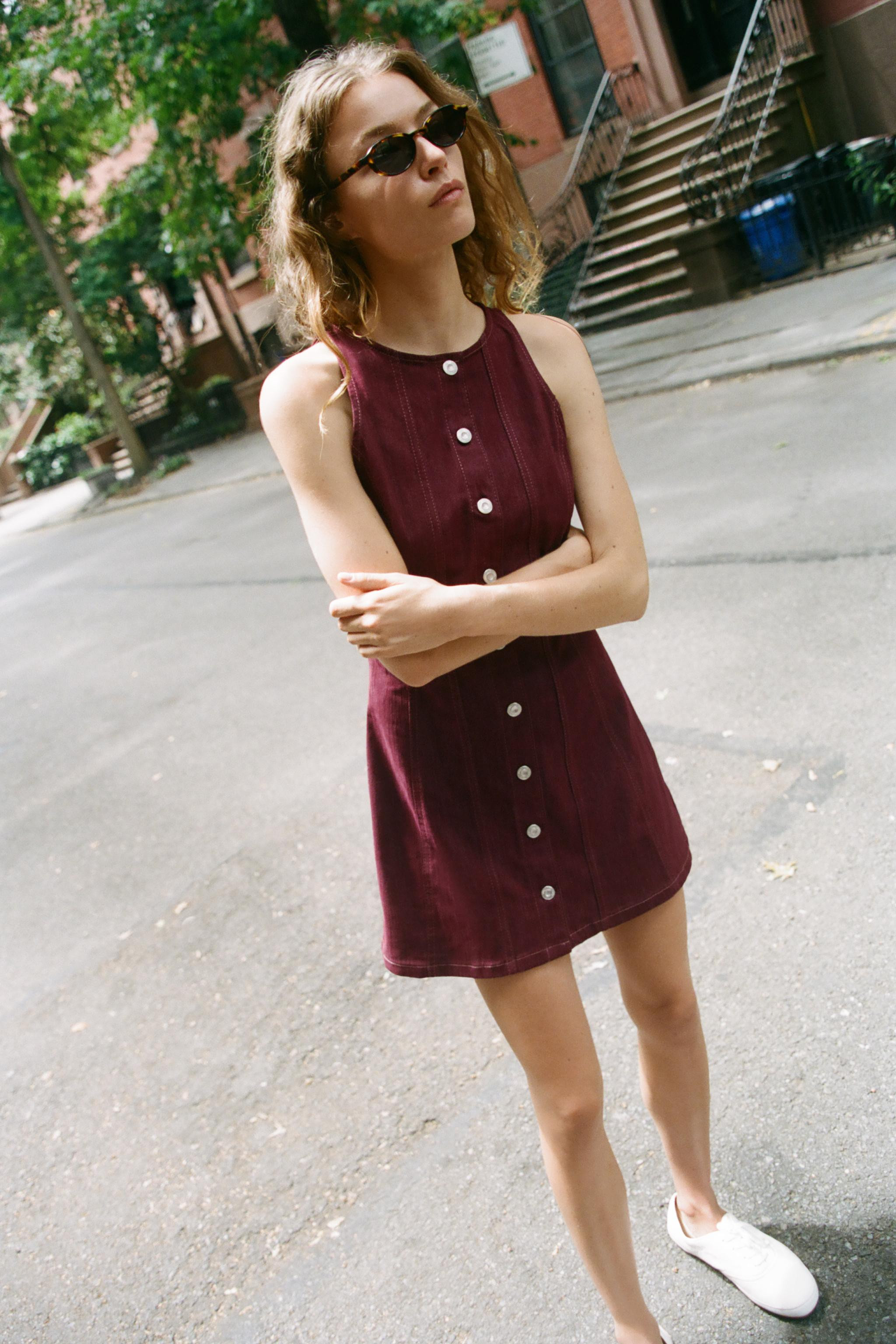 Z1975 MINI DENIM DRESS | Zara US