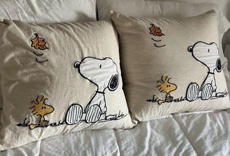 The cutest fall snoopy and Woodstock pillows from pottery barn! #potterybarn #fall #halloween

#LTKHoliday #LTKHalloween #LTKSeasonal