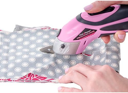 Pink Power Electric Fabric Scissors Box Cutter for Crafts, Sewing, Cardboard, Carpet, & Scrapbooking | Amazon (US)