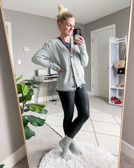 What I wore! A cozy winter outfit with leggings! I am trying to wear more of the older clothes in my closet so I have linked similar items in this post! 

#LTKSeasonal #LTKfindsunder100 #LTKstyletip