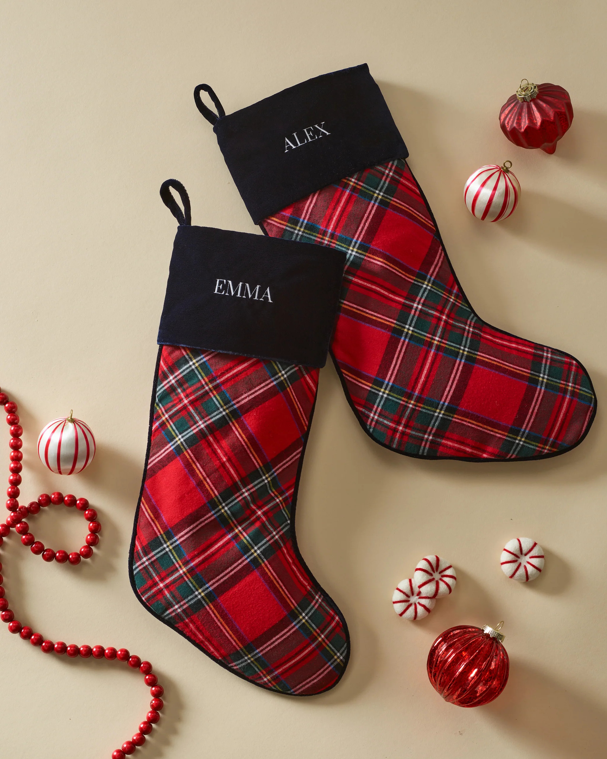 Christmas Stocking in Imperial Tartan | Petite Plume
