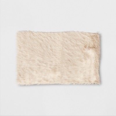 Solid Faux Fur Area Rug - Project 62™ | Target