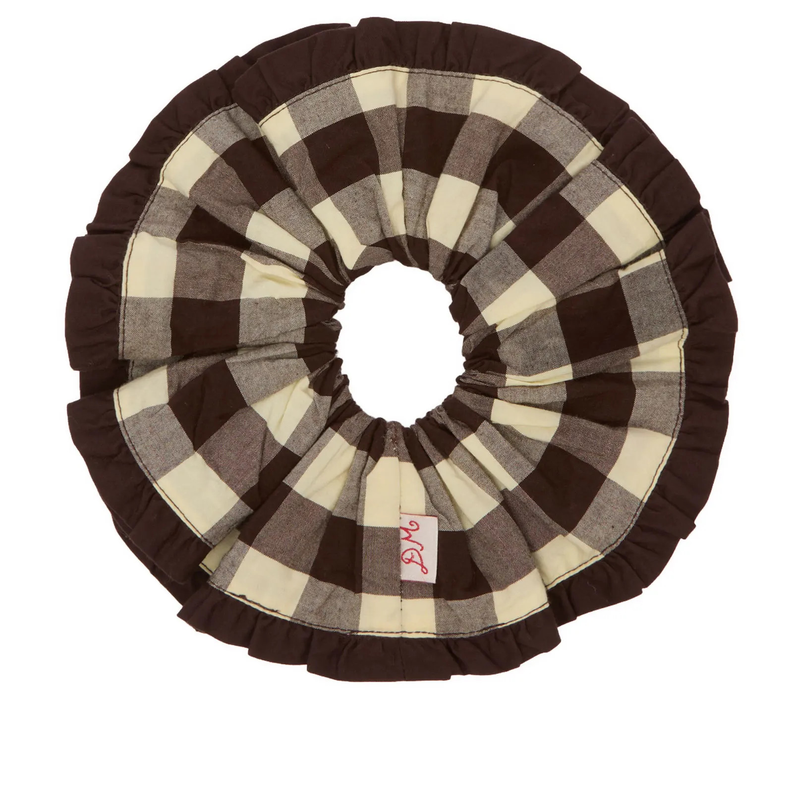 Damson Madder Frill Edge Scrunchie | END. Clothing