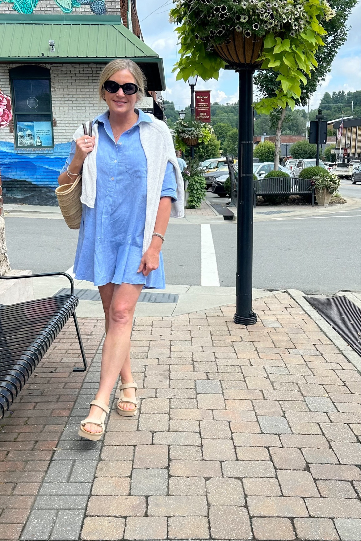 This blue chambray dress is a summer staple!  #classicstyle 

#LTKOver40 #LTKFindsUnder100 #LTKStyleTip