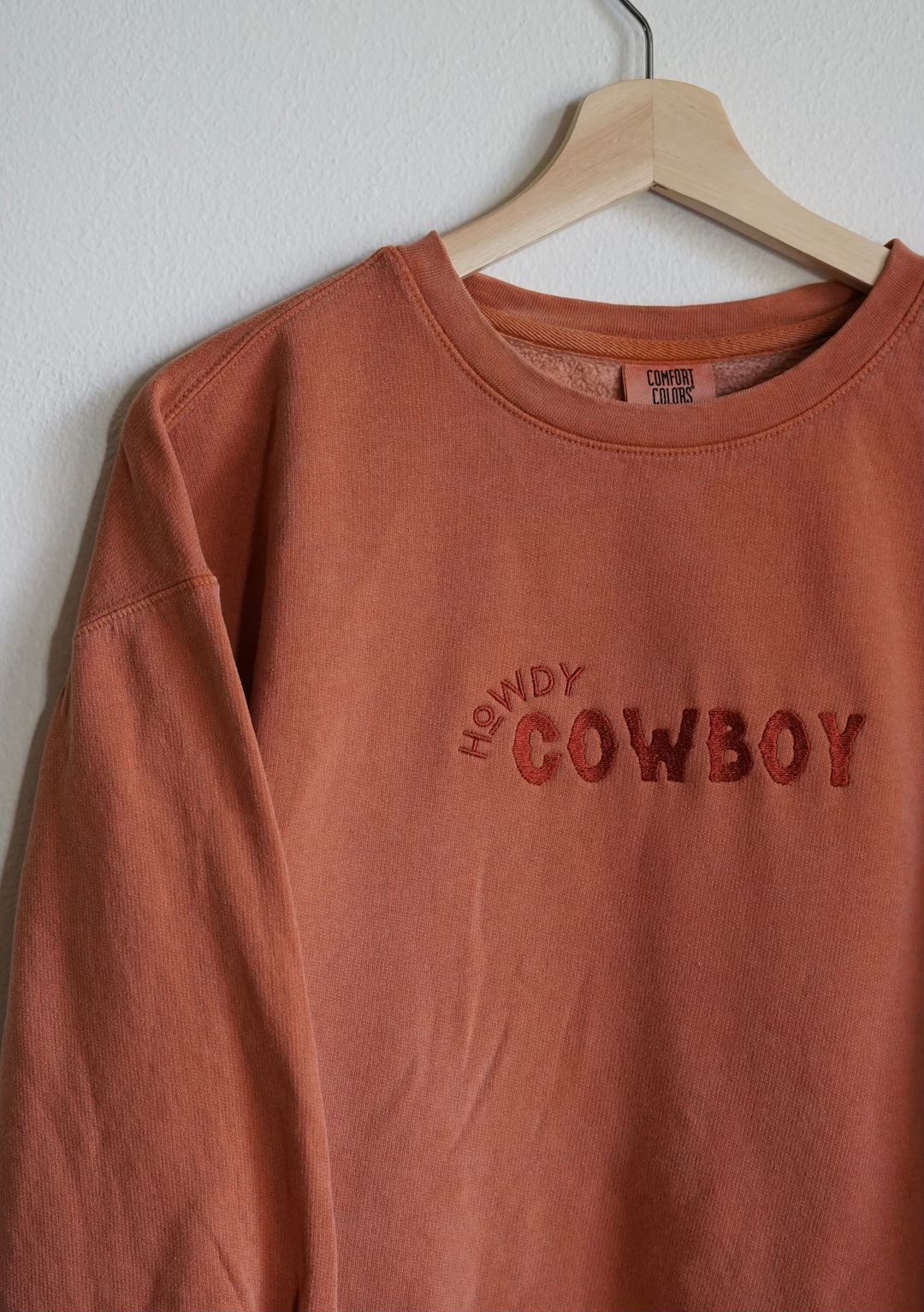 Howdy Cowboy Crewneck, Rodeo Sweatshirt, Rodeo Sweater, Cowboy Sweater, Howdy Sweater, Western Sw... | Etsy (US)