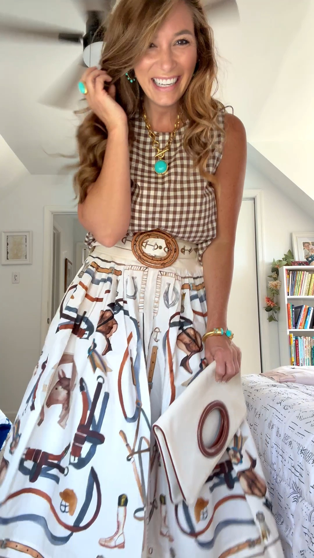 You can take the girl out of the country but you can’t take the country out of the girl!!! This equestrian inspired skirt is AMAZING!!! It’s must for ant horse lover, country girl, rodeo guest!!!

#LTKSeasonal #LTKOver40 #LTKootd