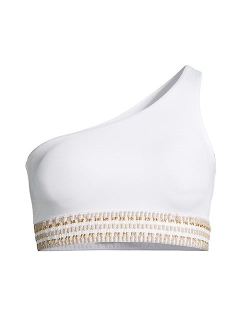 Zoni One-Shoulder Bikini Top | Saks Fifth Avenue