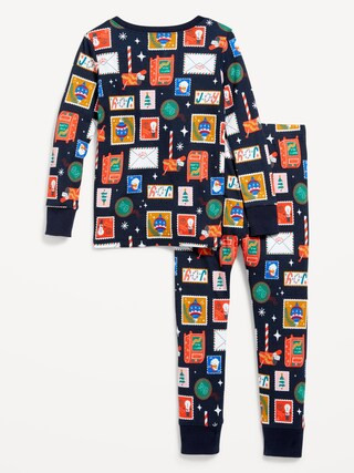 Unisex Snug-Fit Printed Pajama Set for Toddler &amp; Baby | Old Navy (US)