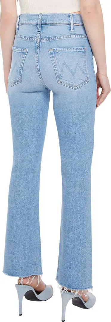 The Hustler Frayed High Waist Ankle Bootcut Jeans | Nordstrom