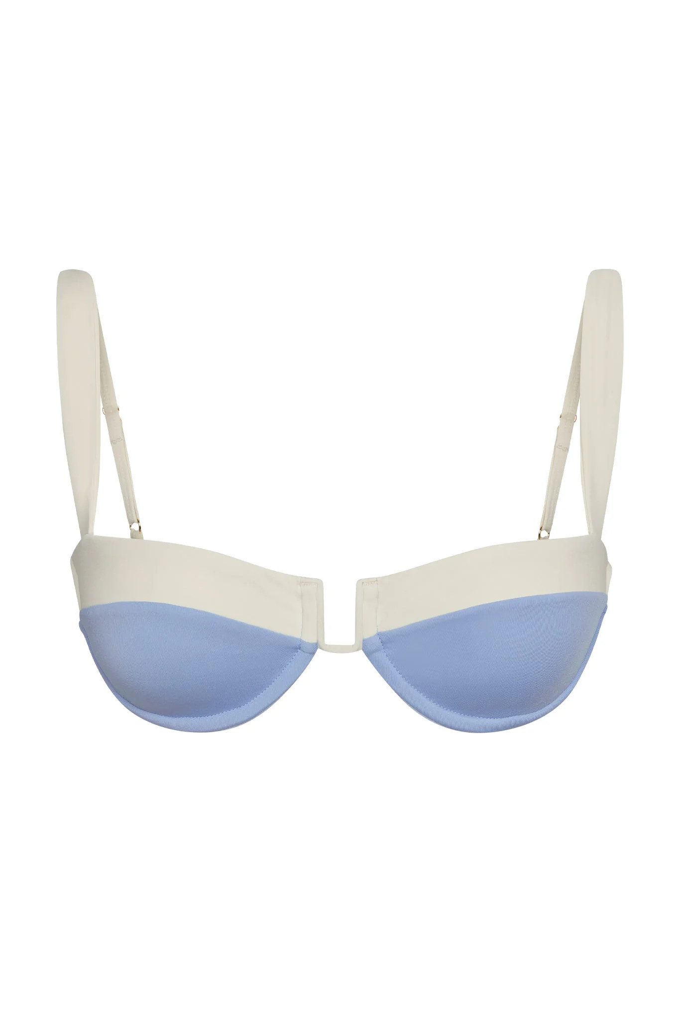 Cala Roja Top - Azure/Ivory - Azure/Ivory / S | Monday Swimwear