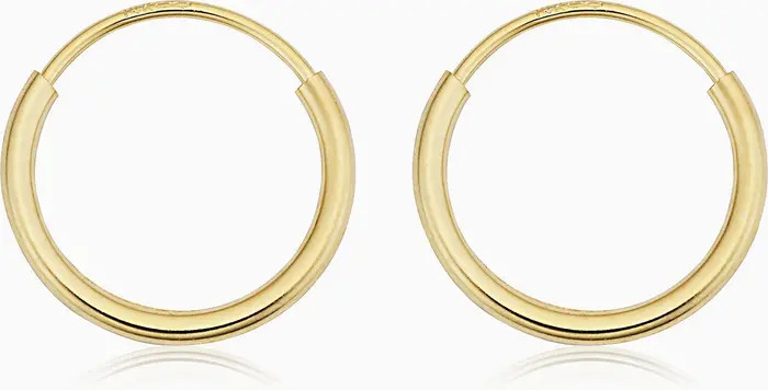 14K Yellow Gold Easy Day Petite Endless Hoops | Nordstrom