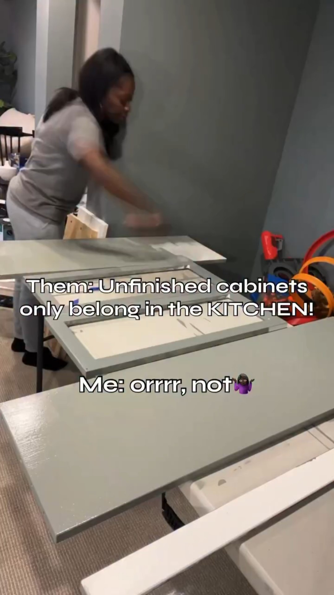 I will never get over the joy and storage that my unfinished cabinets bring to my spaces. I am currently working on a guide that will show you how you can seamlessly incorporate them in a way that feels intentional and solve storage problems you may have. If you want to be added to my waitlist to be alerted when its live, comment “Cabinet” below.