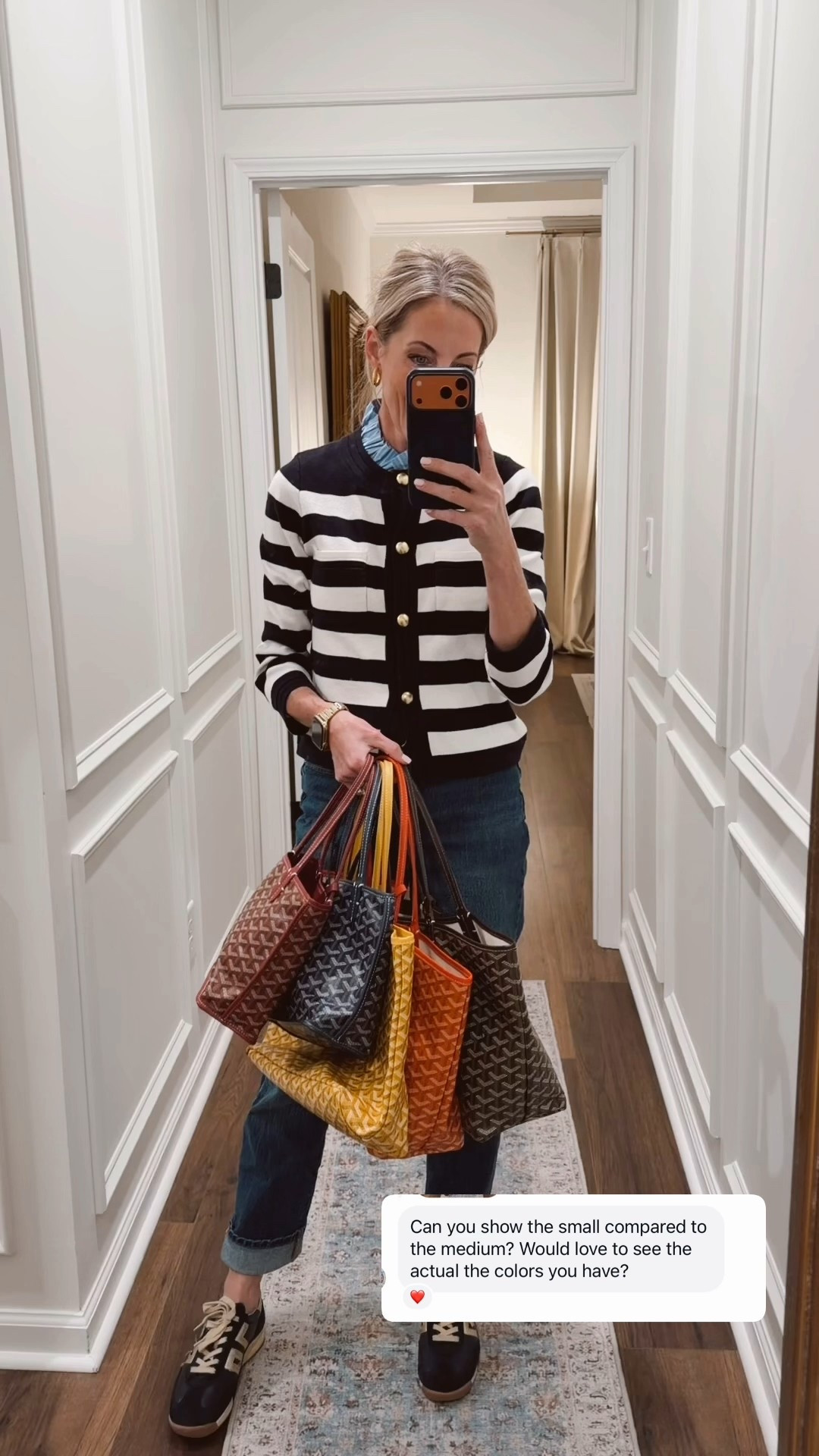 The viral bag is back for now! I have the medium and small in these colors  

#LTKootd #LTKdayinmylife #LTKgrwm