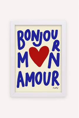 Bonjour mon Amour Wall Art | Anthropologie (US)