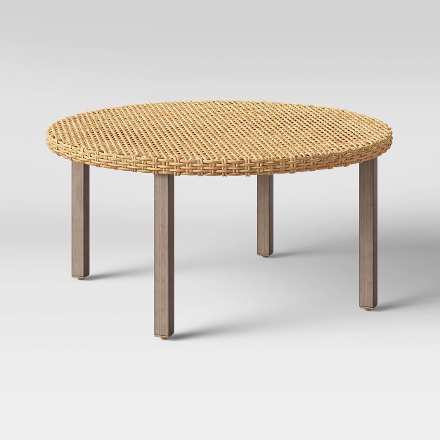 Eliot Closed Weave Patio Coffee Table - Threshold&#8482; | Target