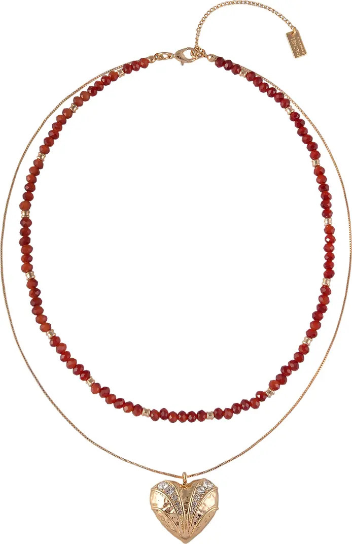Rachel Roy Heart Pendant Layered Necklace | Nordstromrack | Nordstrom Rack