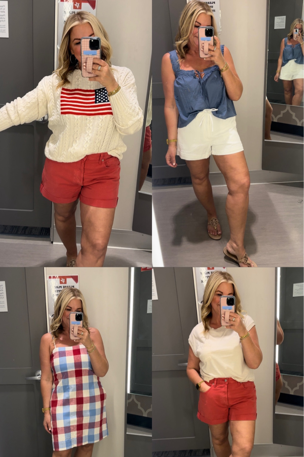 Cute, Affordable Summer fits! Wearing a size M & 10🇺🇸💙🤍❤️☀️

#LTKSeasonal #LTKOver40 #LTKootd