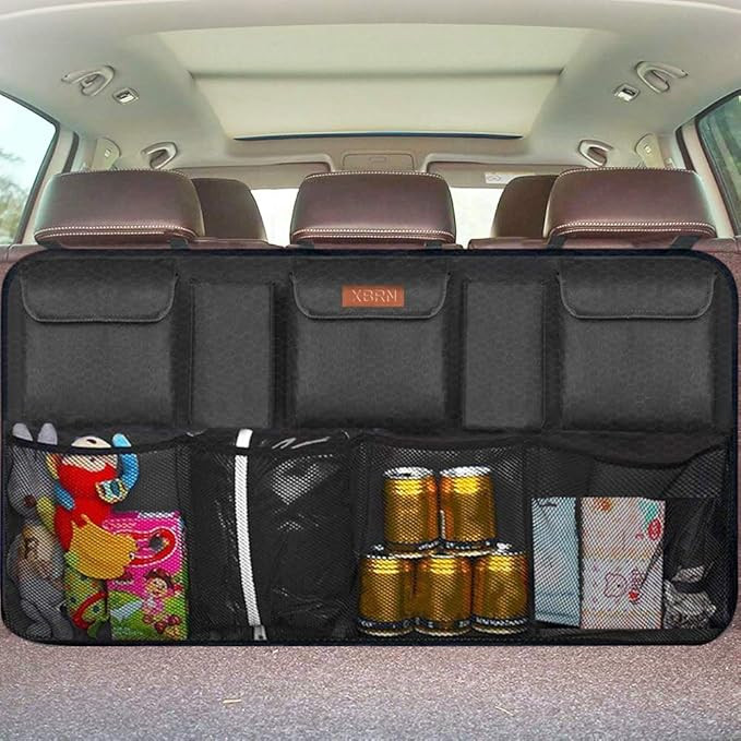 Car Trunk Organizer, Auto Hanging Back Seat Storage, Car Backseat Trunk Storage Organizer for Tru... | Amazon (US)