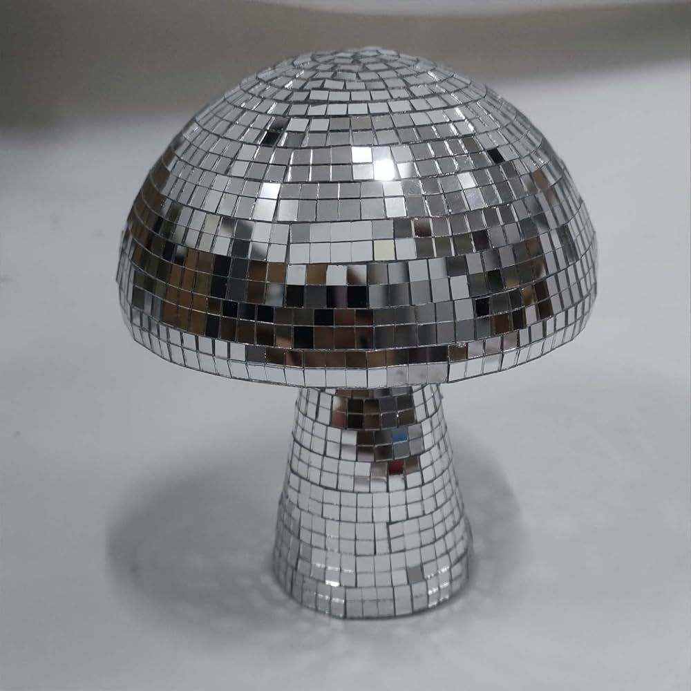 Mxkoso Mushroom Disco Ball for bar, Party, Room, Table Decor - Mirror Disco Ball Mushroom Shape H... | Amazon (US)