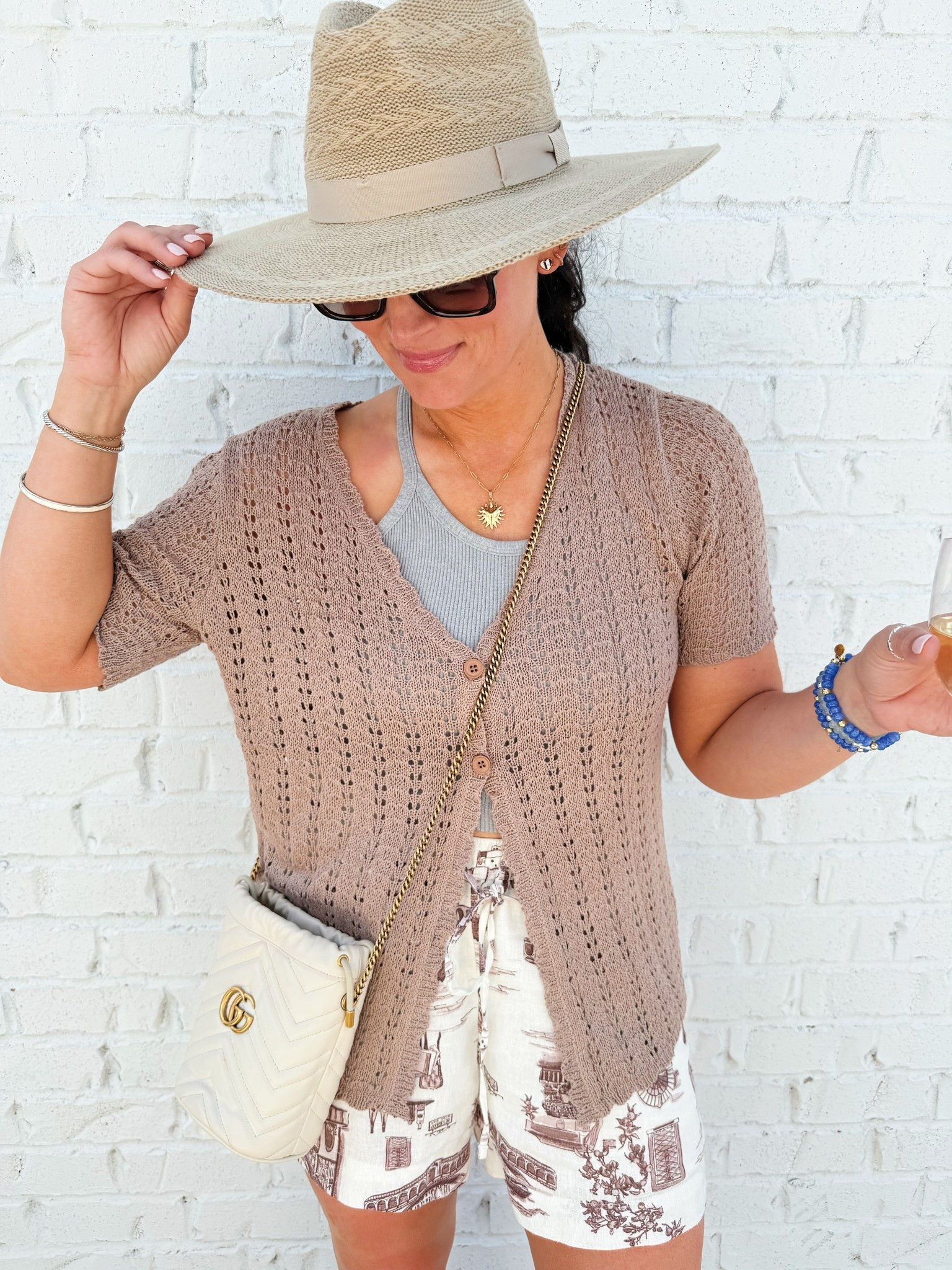 Medium top - part of a set 
medium shorts 
M/l bralette 

#LTKStyleTip #LTKSwim #LTKFindsUnder50