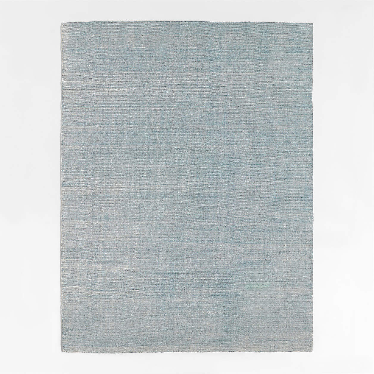 Monaco Performance Handwoven Light Blue Area Rug 9'x12' + Reviews | Crate & Barrel | Crate & Barrel
