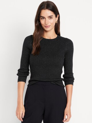 SoSoft Lite Crew-Neck Shine Sweater | Old Navy (US)