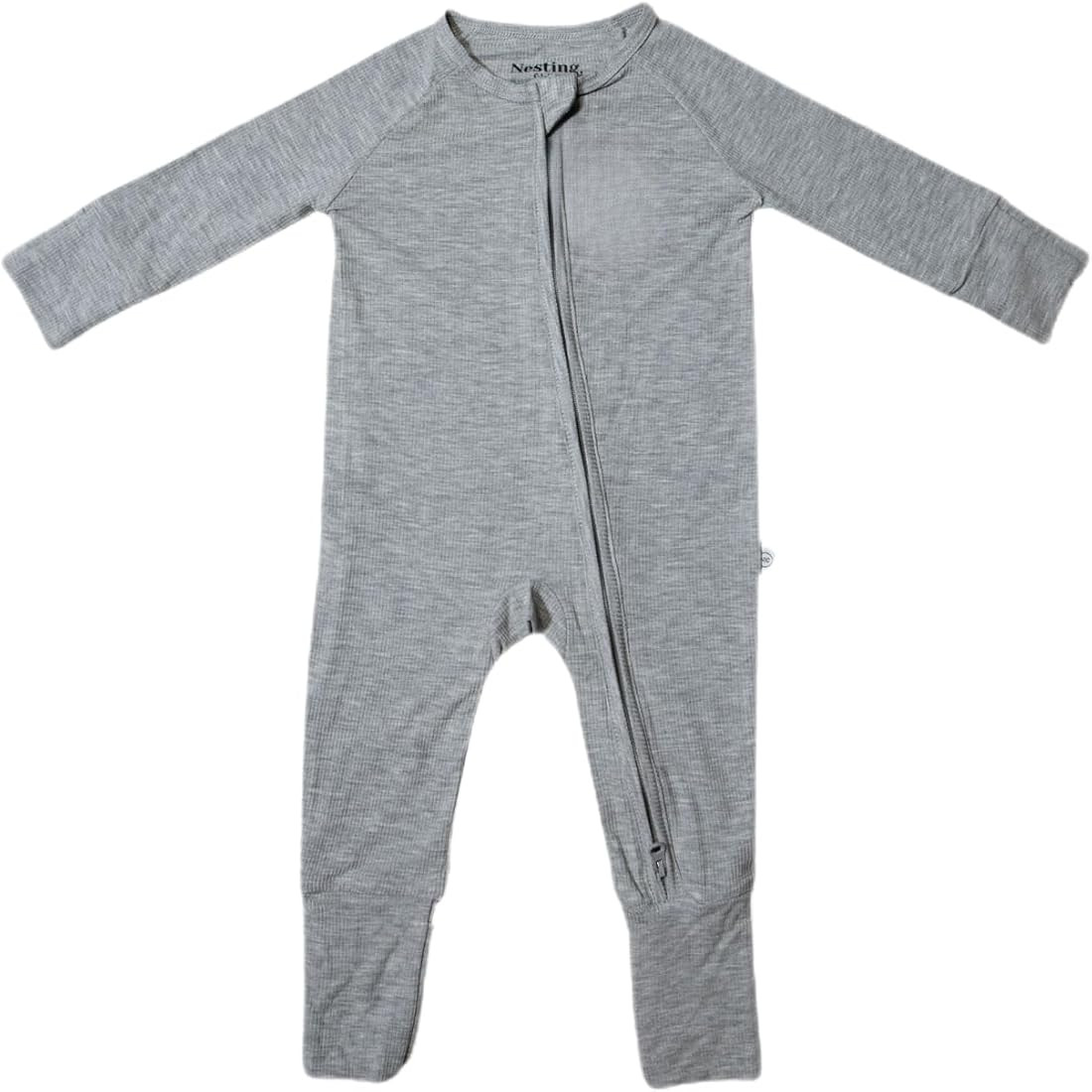 Nesting Club Bamboo Baby Romper, Bamboo Baby Pajamas and Loungewear–Newborn- 12-Months Gender N... | Amazon (US)