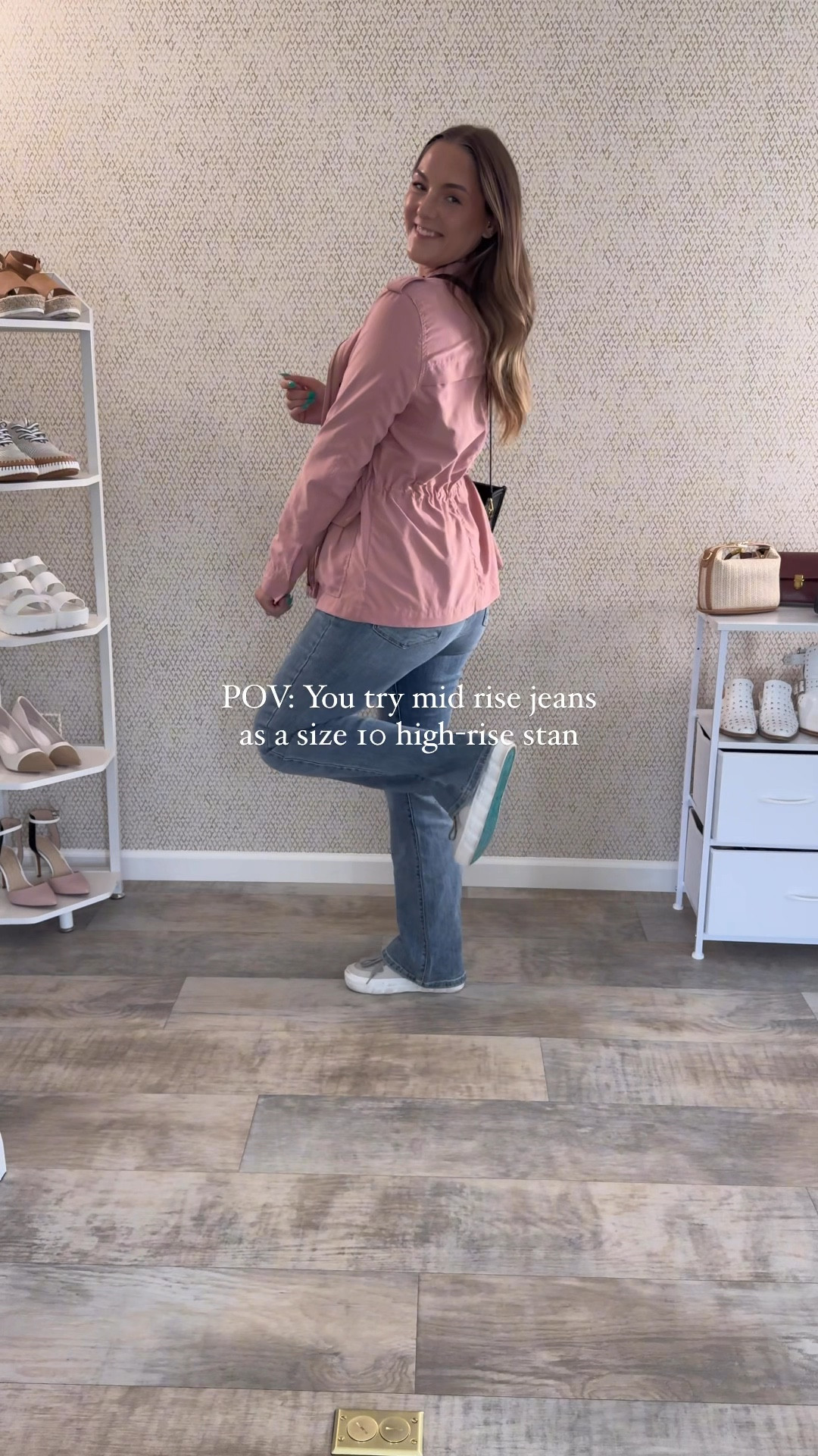 I’m not saying I’m a mid rise jeans girlie but…. actually maybe I am 🔥🤭 I tagged everything but the jeans, those are on TikTok @staycozywithjess ✨ See you tomorrow, bestie 💕

Outfit and size details (5’6” 160lbs)
Jeans: Eva Lane Boutique Judy Blue size 9
Long sleeve: Alexander Jane Boutique size large
Platform sneakers: Blowfish TTS 8
Pink jacket: Amazon
The Tote Bag: Amazon Size medium 



I hope you have the best day!
- Jess 🫶🏼

#boutiquestyle #midsizefashion #midsizestyle #size10fashion #jeans #outfitidea #outfitinspo #casualoutfit #jeansoutfit #size10 #springoutfit #casualstyle 

#LTKMidsize #LTKStyleTip #LTKVideo