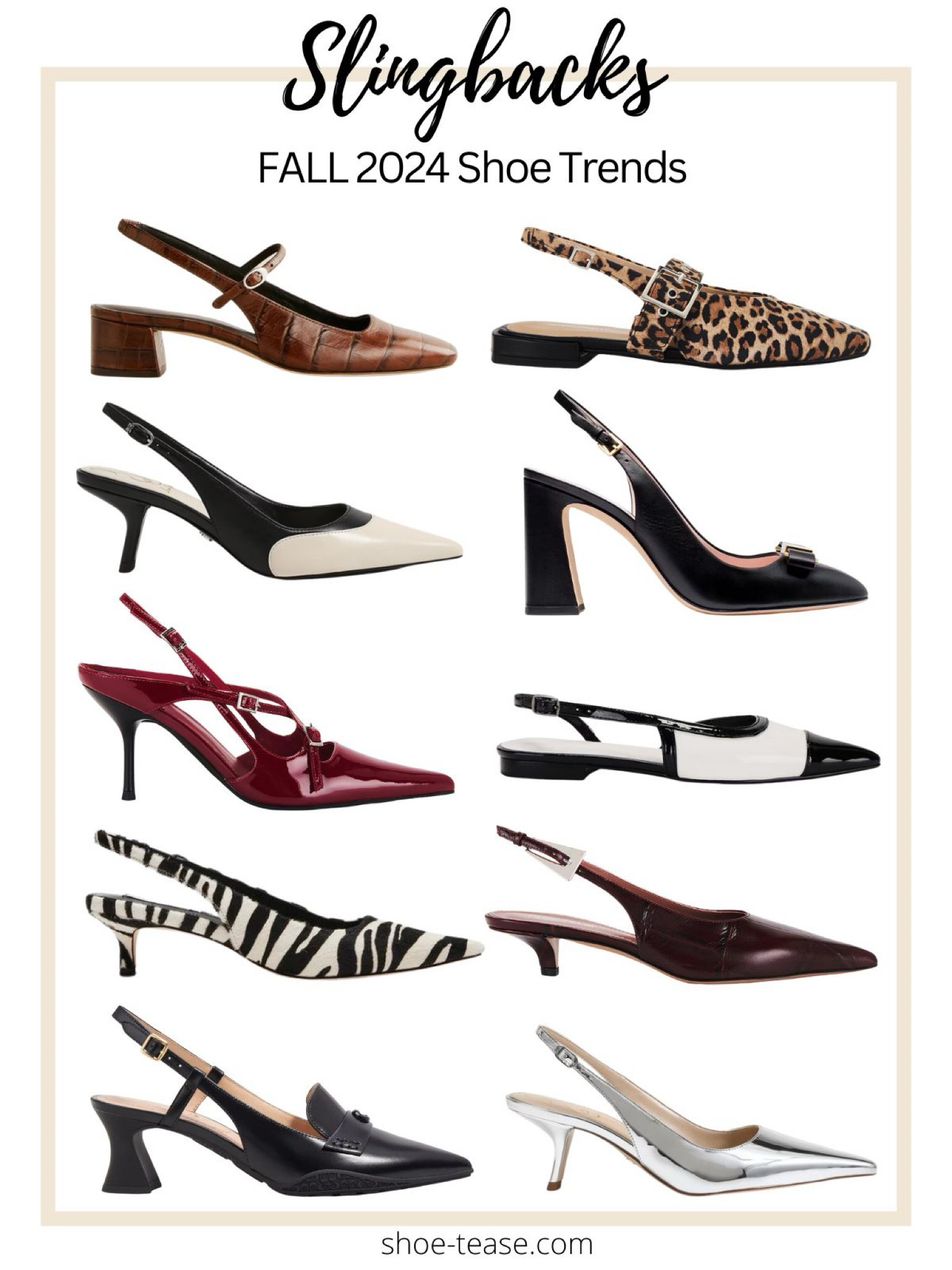 Fall 2024 Women’s Shoe Trends - slingback shoes, pumps and flats 

#LTKSeasonal #LTKShoeCrush