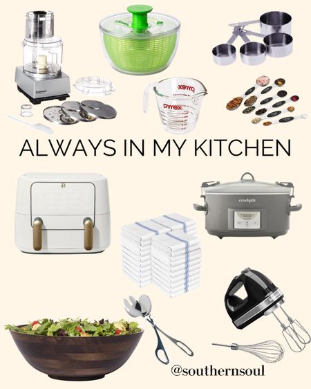 My go-to tools for making delicious recipes and cooking easy!  They are all proven winners with great quality and reliability  

#LTKfindsunder100 #LTKhome
