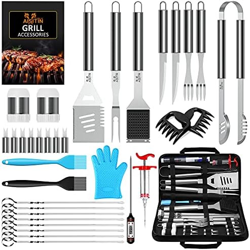 BBQ Grill Accessories BBQ Tools Set, AISITIN 35 PCS BBQ Grilling Accessories, Stainless Steel Gri... | Amazon (CA)