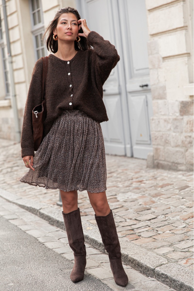 Gilet court en maille | Pretty Wire