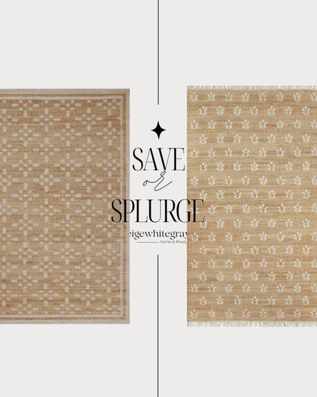 Get the designer look for less!! Loving both these raffia rugs and you can get a similar vibe with the Walmart version 

#LTKstyletip #LTKhome #LTKfindsunder100