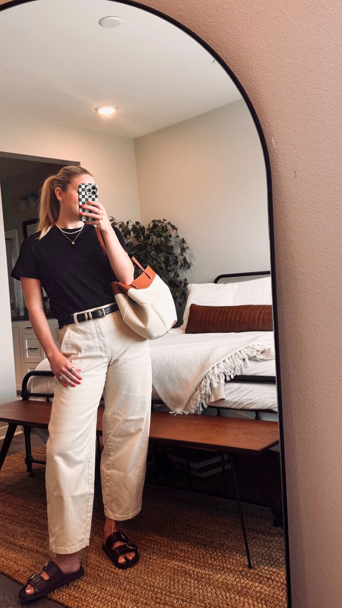 elevated casual style for work today 🫶🏻 still obsessed with barrel jeans over here 

#LTKStyleTip #LTKSeasonal #LTKWorkwear