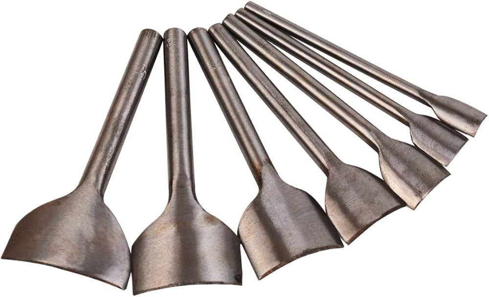 Baitaihem 7 Pcs Arc-Shaped Leather Craft Half-Round Cutter Punch Strap Belt Wallet Bag with 7 Siz... | Amazon (US)