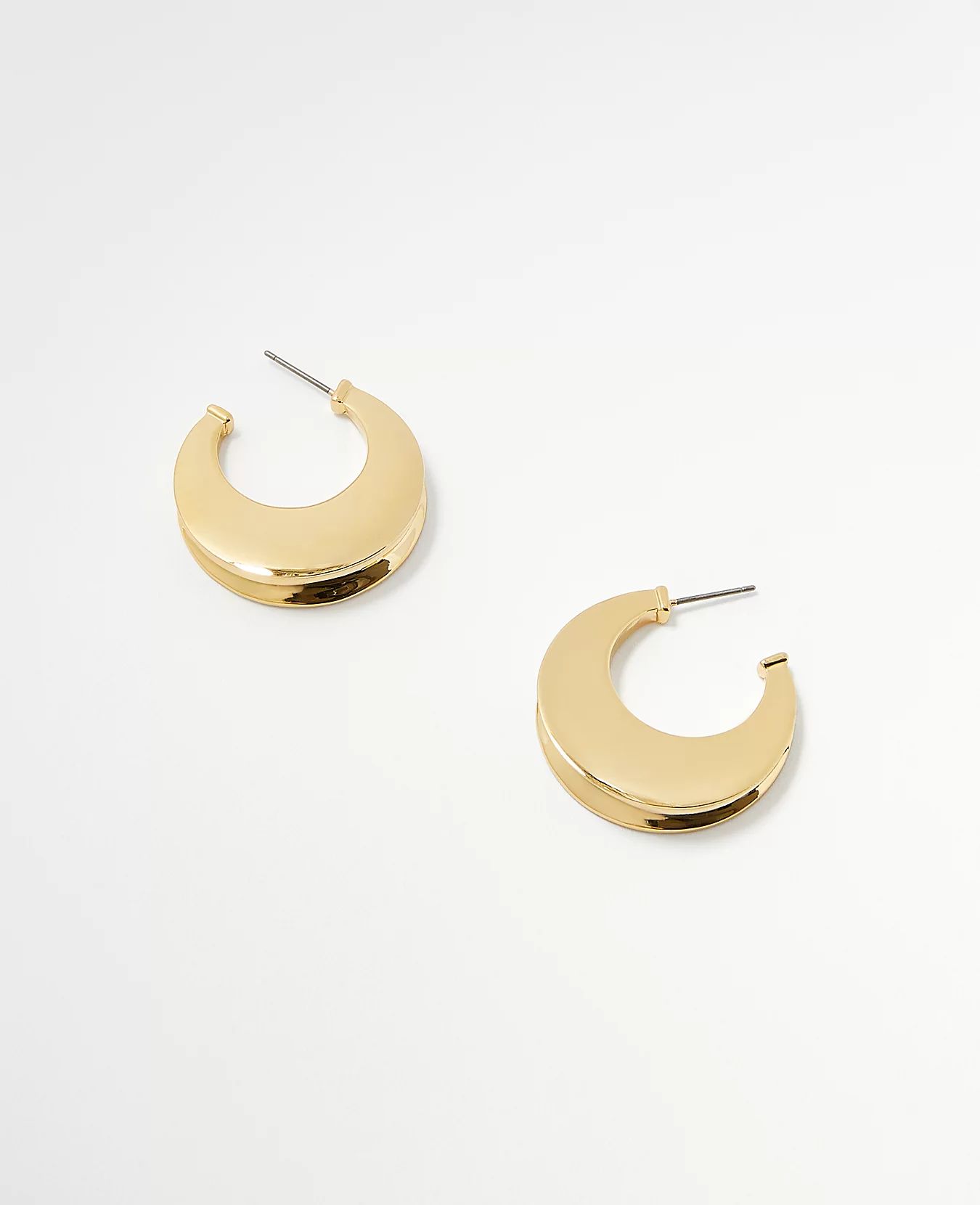 Chunky Metal Hoop Earrings | Ann Taylor | Ann Taylor (US)