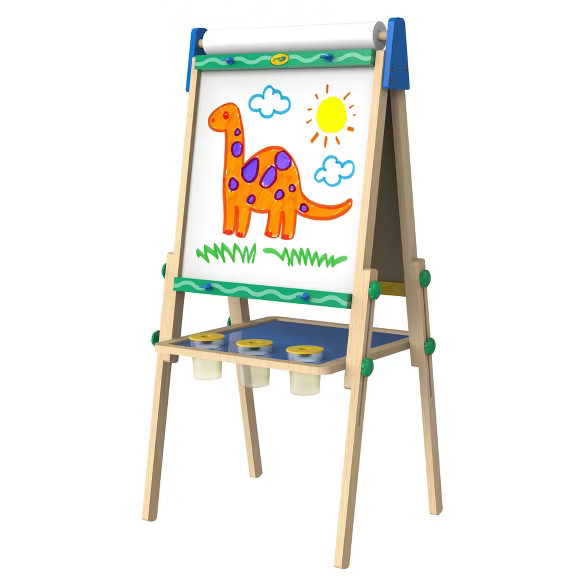 Crayola Kids' Dual-Sided Wooden Art Easel | Target