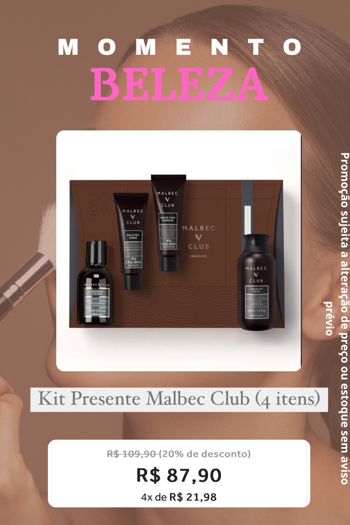 Kit Presente Malbec Club (4 itens).

#LTKbrasil #LTKbeauty #LTKfamily