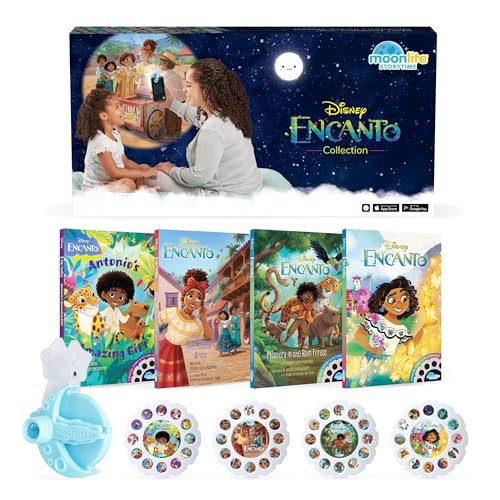 Moonlite Storytime Encanto Collection - Includes Mini Projector and 4 Delightful Story Reels , Digital Story, Digital Disney Books for Kids, Learning Gifts for Kids Ages 12 Months and Up | Amazon (US)