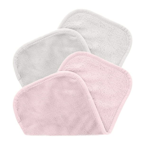 4-Pack Erase Your Face Eco Makeup Removing Cloths, White, Blush, Nude | Walmart (US)