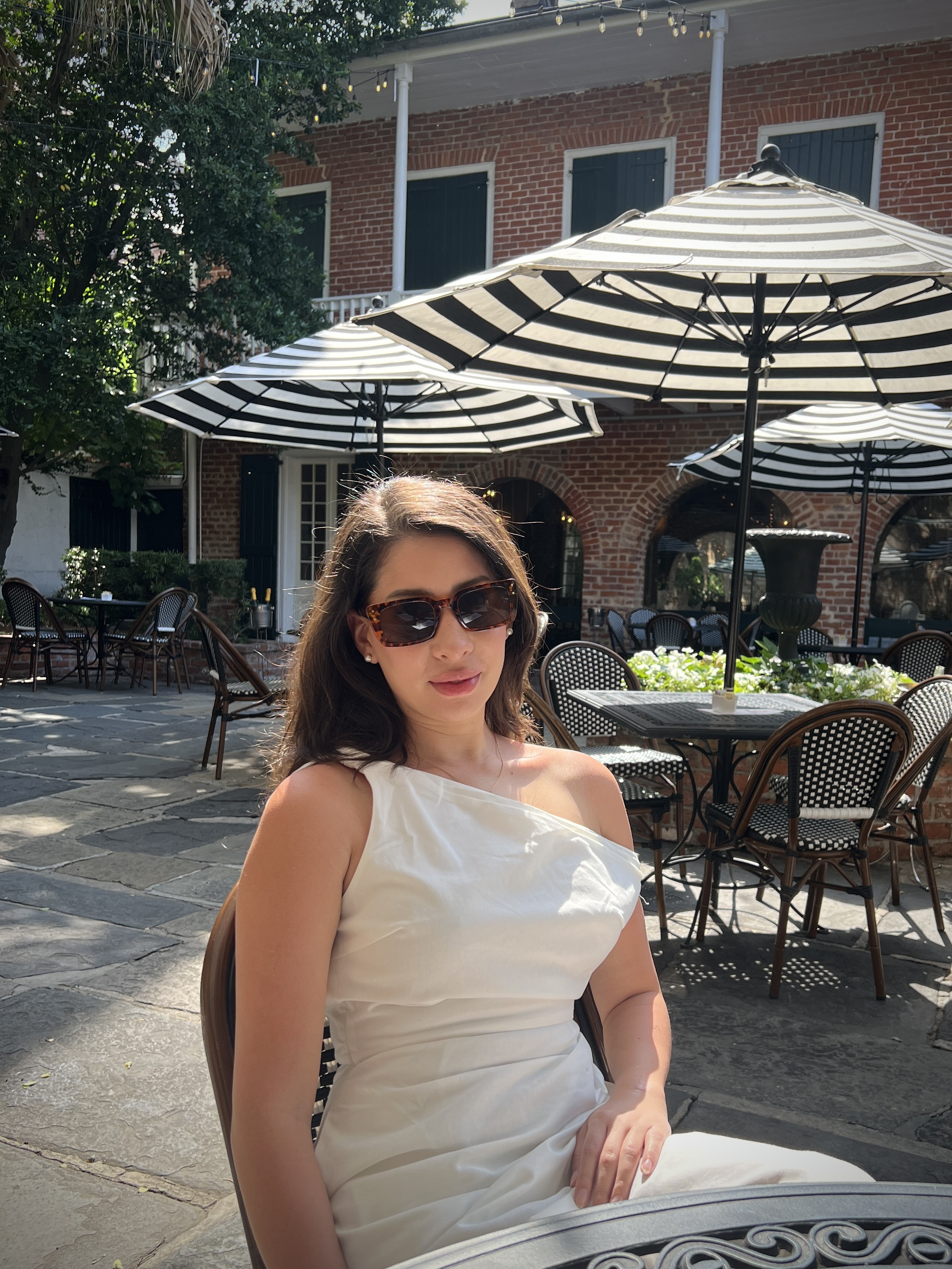 📍New Orleans, LA
Lunch in my favorite city after jazz fest. This white linen dress is one of the breeziest and most comfortable things I own. 

#LTKTravel