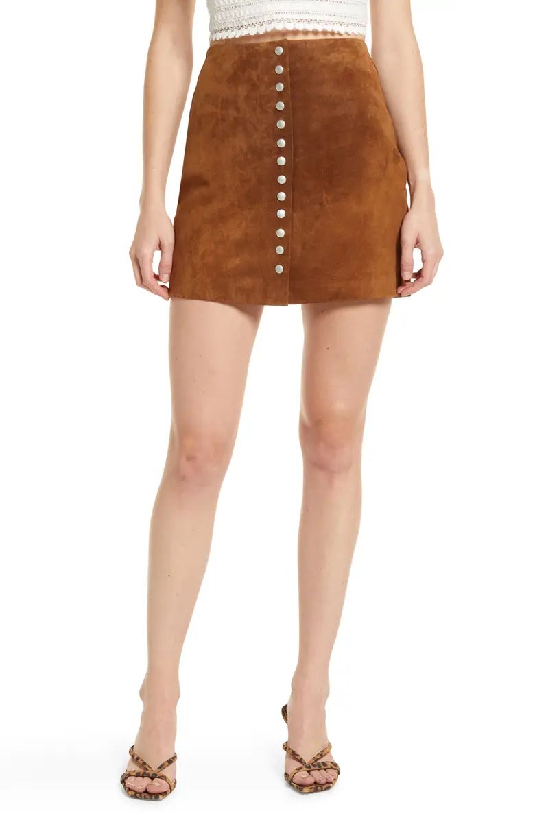 Suede A-Line Skirt | Nordstrom