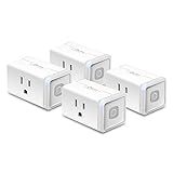 Amazon.com: Kasa Smart Plug HS103P4, Smart Home Wi-Fi Outlet Works with Alexa, Echo, Google Home ... | Amazon (US)