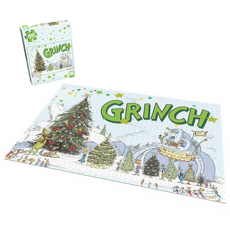 Grinch "Who-Ville Christmas Contest" 1,000 Piece Jigsaw Puzzle, by Usaopoly | Walmart (US)