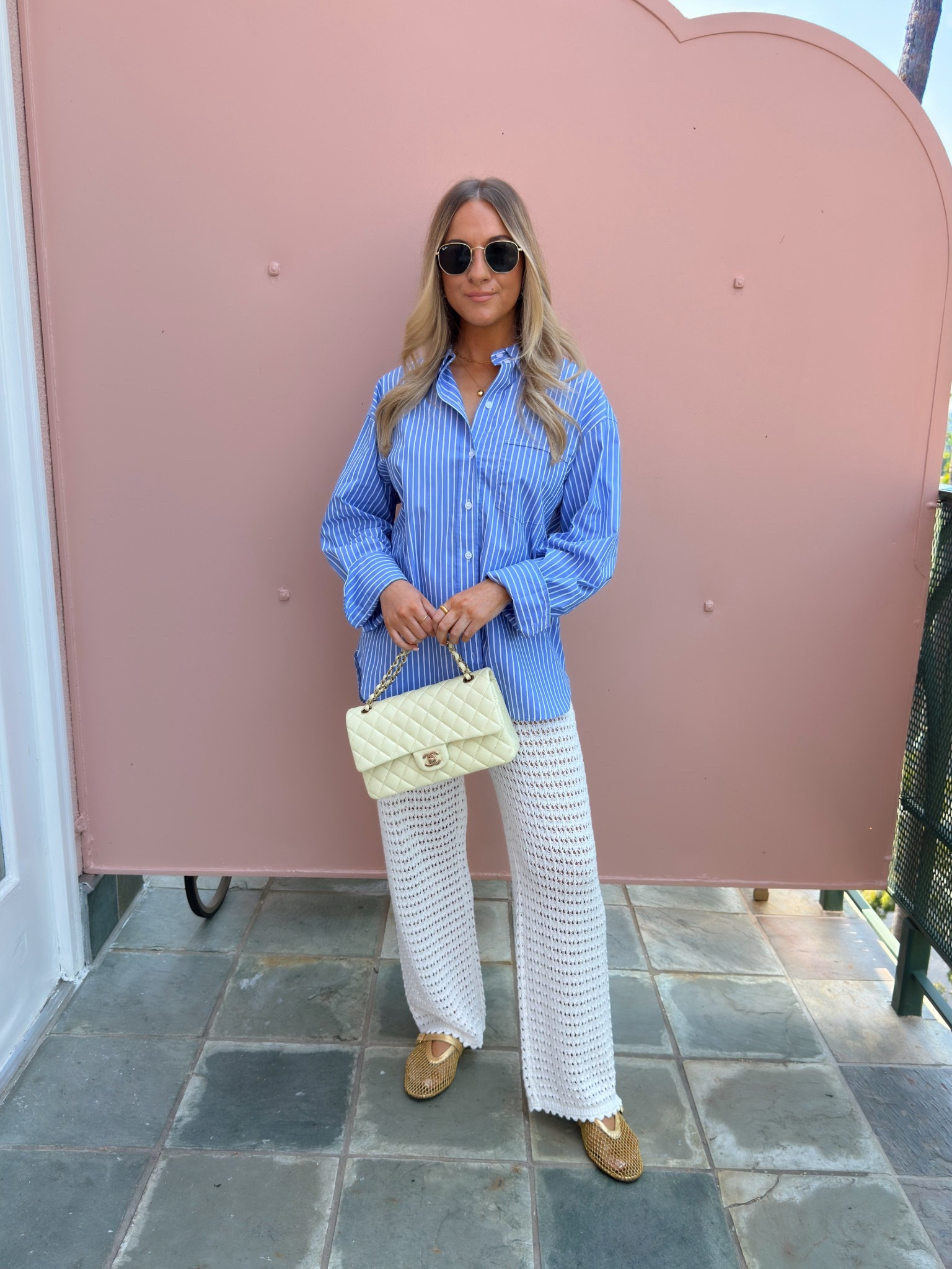 Shirt: small
Crochet trousers: XS



#LTKsummer #LTKpetite #LTKtravel