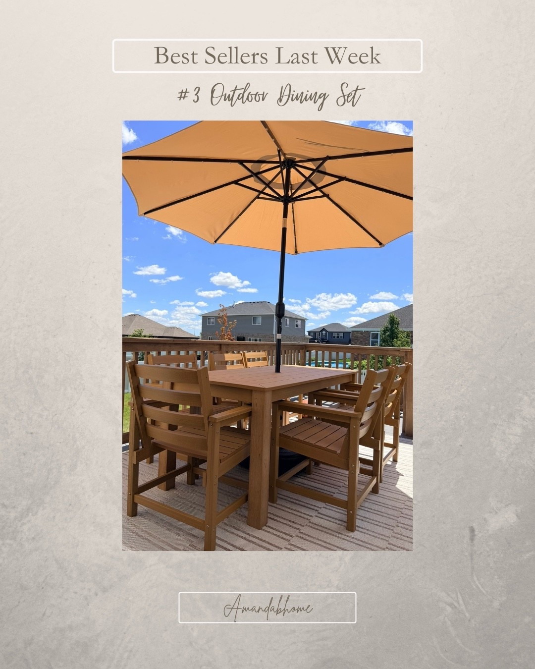 My outdoor dining set was a best seller last week🥰🙌

#LTKSaleAlert #LTKHome