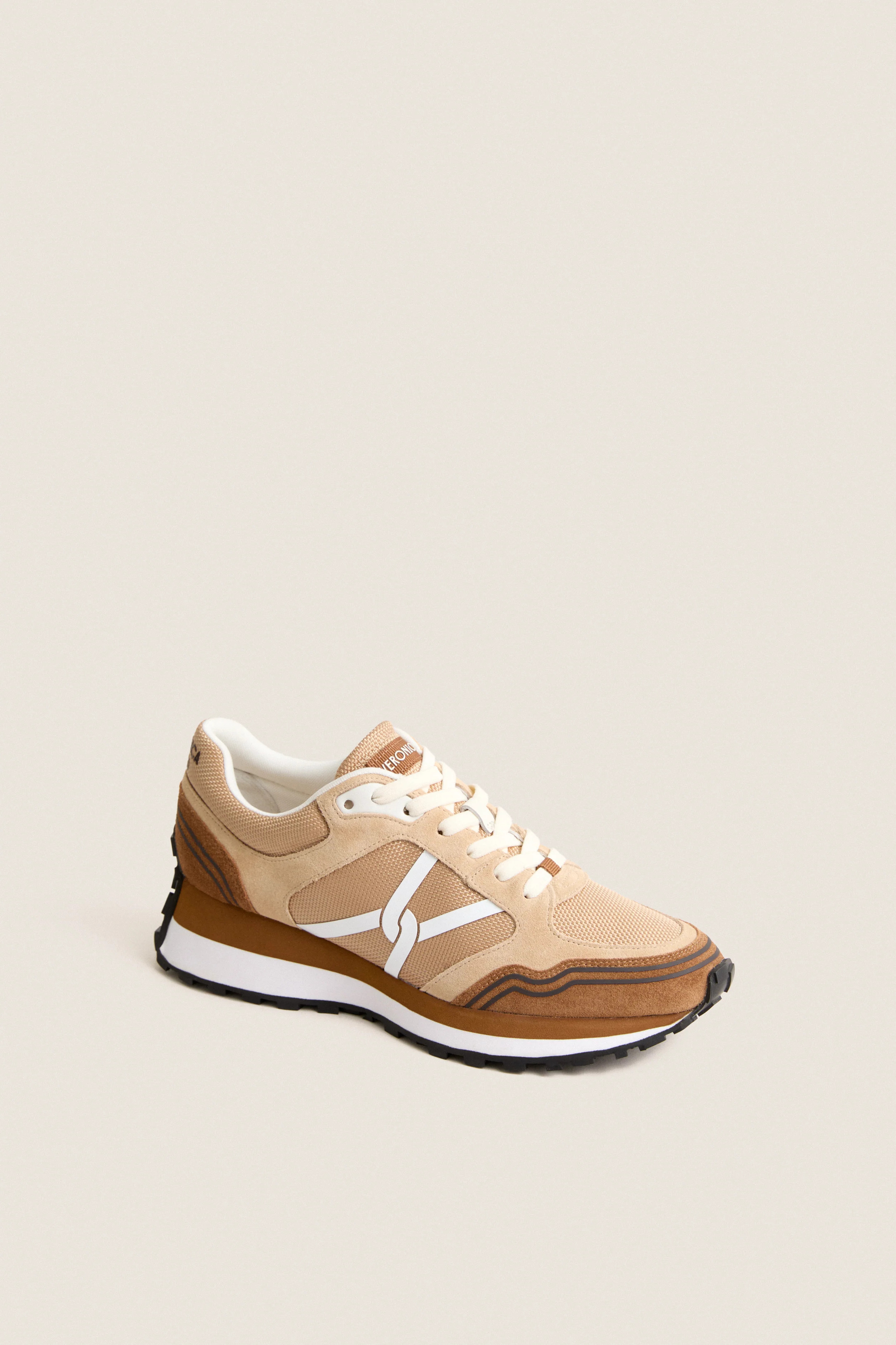 Chestnut and Ecru Valentina Sport Sneakers | Tuckernuck (US)