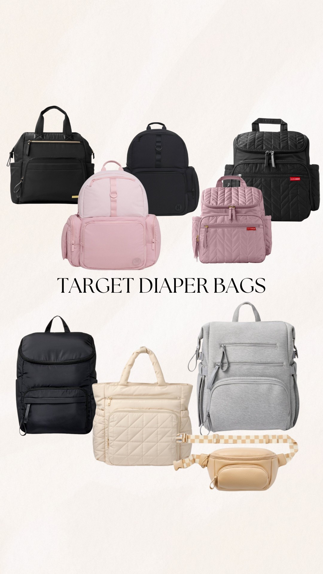 So many cute diaper bag options at target these days 😍🩷🩵🤝

#LTKBaby