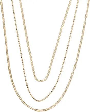 Triple Layer Chain Necklace | Nordstrom